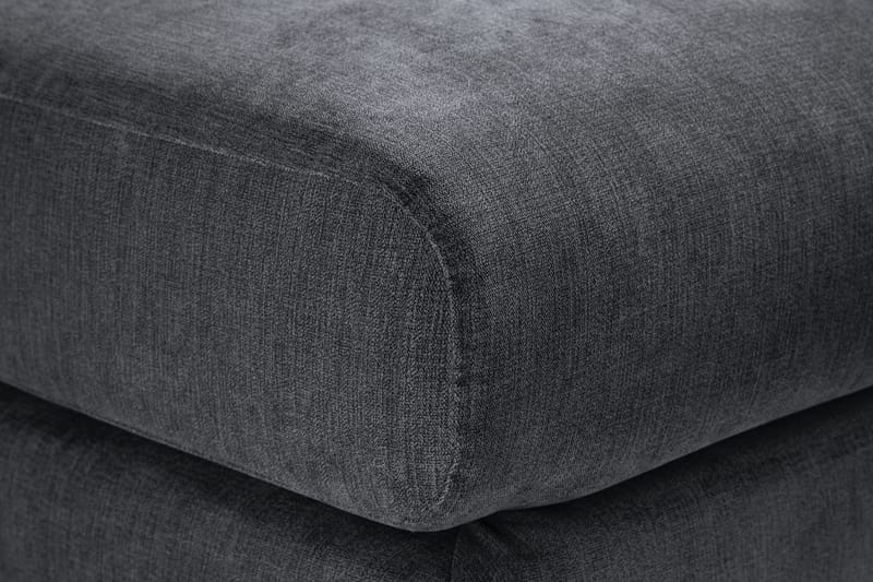 Trend Lyx Fotpall - Mörkgrå/Svart - Möbler - Stolar & fåtöljer - Pall & puff - Fotpall