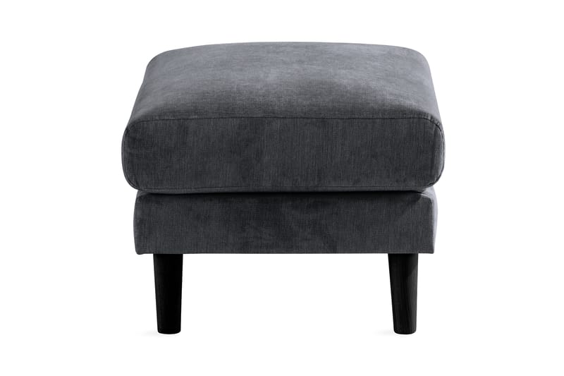 Trend Lyx Fotpall - Mörkgrå/Svart - Möbler - Stolar & fåtöljer - Pall & puff - Fotpall
