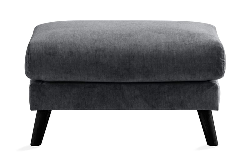 Trend Lyx Fotpall - Mörkgrå/Svart - Möbler - Stolar & fåtöljer - Pall & puff - Fotpall
