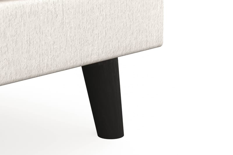 Trend Lyx Fotpall - Vit Sammet - Möbler - Stolar & fåtöljer - Pall & puff - Fotpall