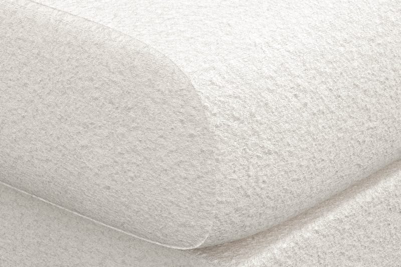 Trend Lyx Fotpall - Vit|Bouclé - Möbler - Stolar & fåtöljer - Pall & puff - Fotpall