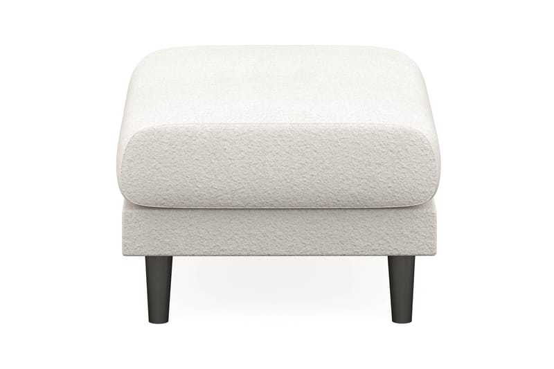 Trend Lyx Fotpall - Vit|Bouclé - Möbler - Stolar & fåtöljer - Pall & puff - Fotpall