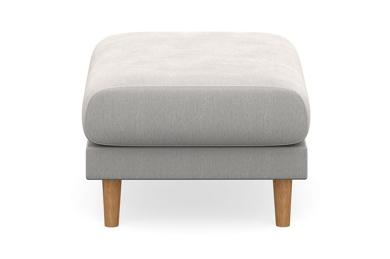 Trend Lyx Fotpall - Vit/Ek - Möbler - Stolar & fåtöljer - Pall & puff - Fotpall