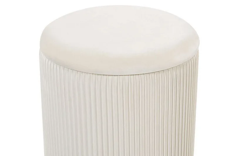 Trumelet Fotpall med Förvaring 2-pack - Vit - Möbler - Stolar & fåtöljer - Pall & puff - Fotpall - Fotpall med förvaring