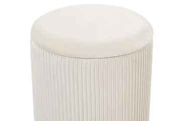 Trumelet Fotpall med Förvaring 2-pack - Vit - Möbler - Stolar & fåtöljer - Pall & puff - Fotpall - Fotpall med förvaring