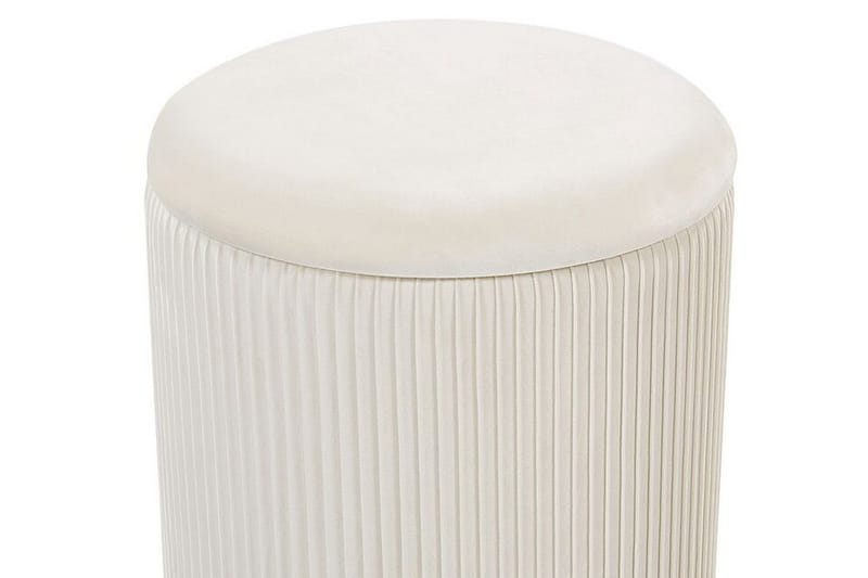 Trumelet Fotpall med Förvaring 2-pack - Vit - Möbler - Stolar & fåtöljer - Pall & puff - Fotpall - Fotpall med förvaring