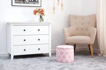 Tunica Fotpall 35|30 cm - Rosa - Möbler - Stolar & fåtöljer - Pall & puff - Fotpall