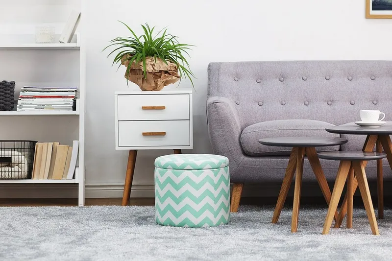 Tunica Fotpall 35|35 cm - Grön - Möbler - Stolar & fåtöljer - Pall & puff - Fotpall