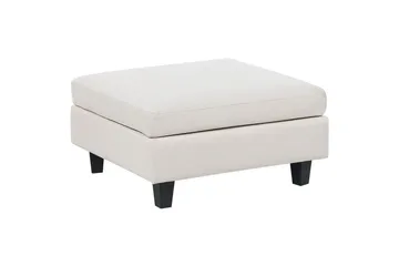 Fotpall Unstad Ljusbeige/svart