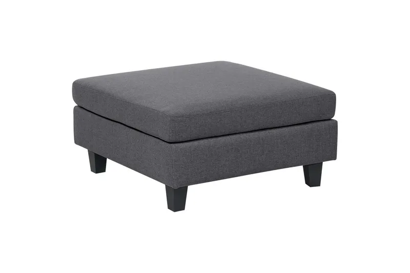 Fotpall Unstad Mörkgrå/svart - Mörkgrå/svart - Möbler - Stolar & fåtöljer - Pall & puff - Fotpall