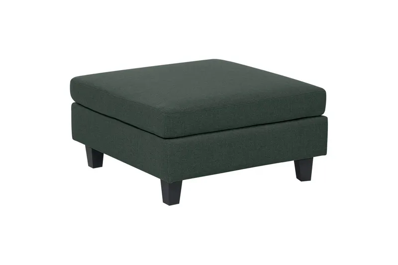Fotpall Unstad Mörkgrön/Svart - Mörkgrön/Svart - Möbler - Stolar & fåtöljer - Pall & puff - Fotpall