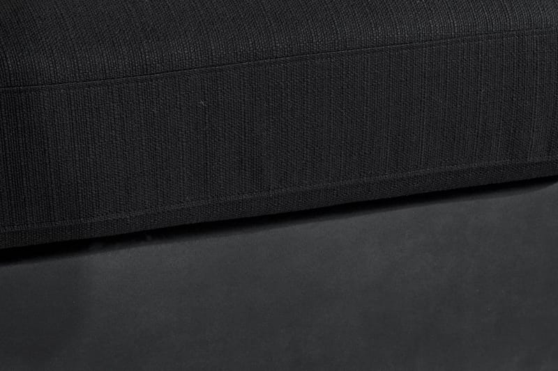 Vanlig fotpall Scandinavian Choice Cuba Fotpall Vintage 2, Porto 5, Black - Möbler - Stolar & fåtöljer - Pall & puff - Fotpall