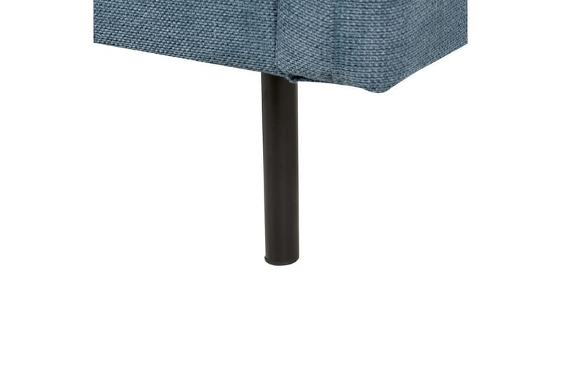 Fotpall Vinterbro Blå/Svart, Chenille - Blå/Svart, Chenille - Möbler - Stolar & fåtöljer - Pall & puff - Fotpall