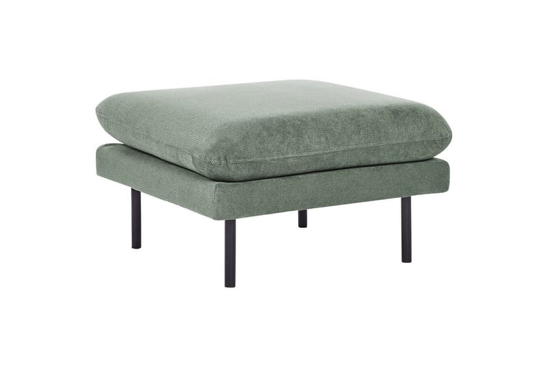 Fotpall Vinterbro Grön/Svart, Polyester - Grön/Svart, Polyester - Möbler - Stolar & fåtöljer - Pall & puff - Fotpall