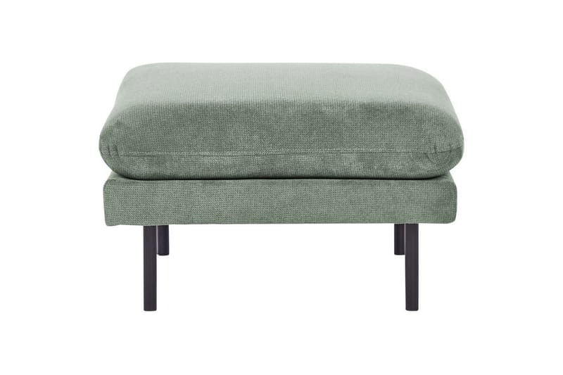 Fotpall Vinterbro Grön/Svart, Polyester - Grön/Svart, Polyester - Möbler - Stolar & fåtöljer - Pall & puff - Fotpall