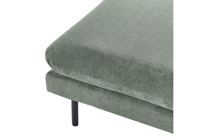 Fotpall Vinterbro Grön/Svart, Polyester - Grön/Svart, Polyester - Möbler - Stolar & fåtöljer - Pall & puff - Fotpall