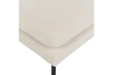 Fotpall Vinterbro Ljusbeige/svart, Polyester - Ljusbeige/svart, Polyester - Möbler - Stolar & fåtöljer - Pall & puff - Fotpall