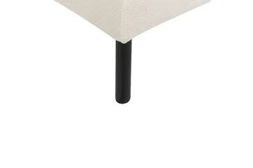 Fotpall Vinterbro Ljusbeige/svart, Polyester - Ljusbeige/svart, Polyester - Möbler - Stolar & fåtöljer - Pall & puff - Fotpall