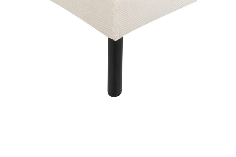 Fotpall Vinterbro Ljusbeige/svart, Polyester - Ljusbeige/svart, Polyester - Möbler - Stolar & fåtöljer - Pall & puff - Fotpall