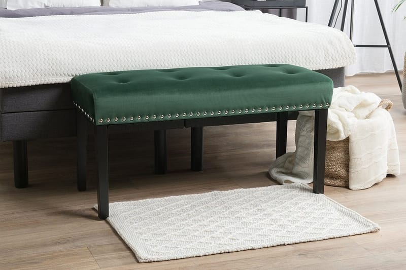 Yorkton Fotpall 43|102 cm - Grön - Möbler - Stolar & fåtöljer - Pall & puff - Fotpall