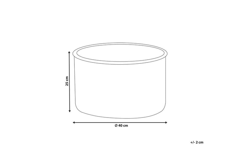 Fotpall Zikria Rosa - Rosa - Möbler - Stolar & fåtöljer - Pall & puff - Sittpuff