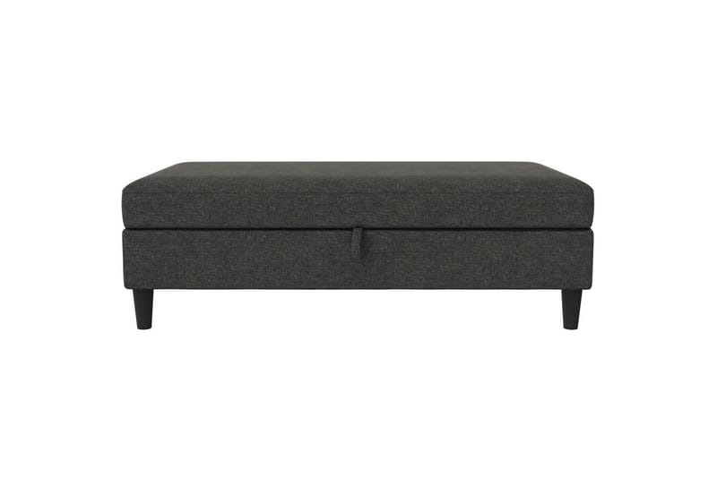 Fotpall/pall Hartford Antracit, Linnetyg Utseende (100% Polyester - Antracit, Linnetyg Utseende (100% Polyester - Möbler - Stolar & fåtöljer - Pall & puff - Fotpall