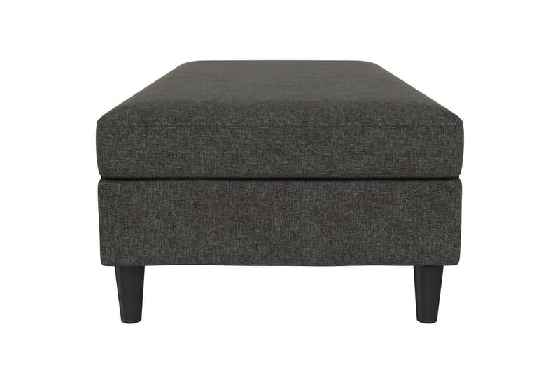 Fotpall/pall Hartford Antracit, Linnetyg Utseende (100% Polyester - Antracit, Linnetyg Utseende (100% Polyester - Möbler - Stolar & fåtöljer - Pall & puff - Fotpall