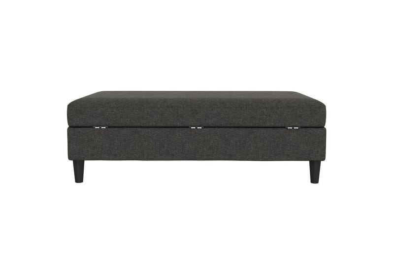 Fotpall/pall Hartford Antracit, Linnetyg Utseende (100% Polyester - Antracit, Linnetyg Utseende (100% Polyester - Möbler - Stolar & fåtöljer - Pall & puff - Fotpall