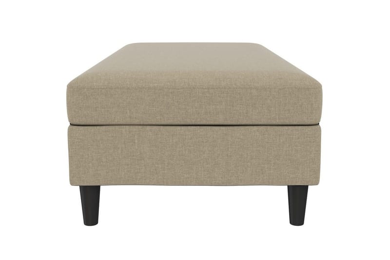 Fotpall/pall Hartford Brun, Linnetyg Utseende (100% Polyester - Brun, Linnetyg Utseende (100% Polyester - Möbler - Stolar & fåtöljer - Pall & puff - Fotpall