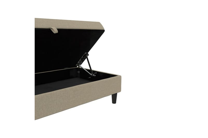 Fotpall/pall Hartford Brun, Linnetyg Utseende (100% Polyester - Brun, Linnetyg Utseende (100% Polyester - Möbler - Stolar & fåtöljer - Pall & puff - Fotpall