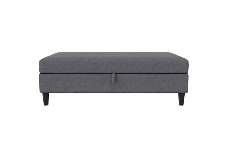 Fotpall/pall Hartford Grå, Linnetyg Utseende (100% Polyester - Grå, Linnetyg Utseende (100% Polyester - Möbler - Stolar & fåtöljer - Pall & puff - Fotpall