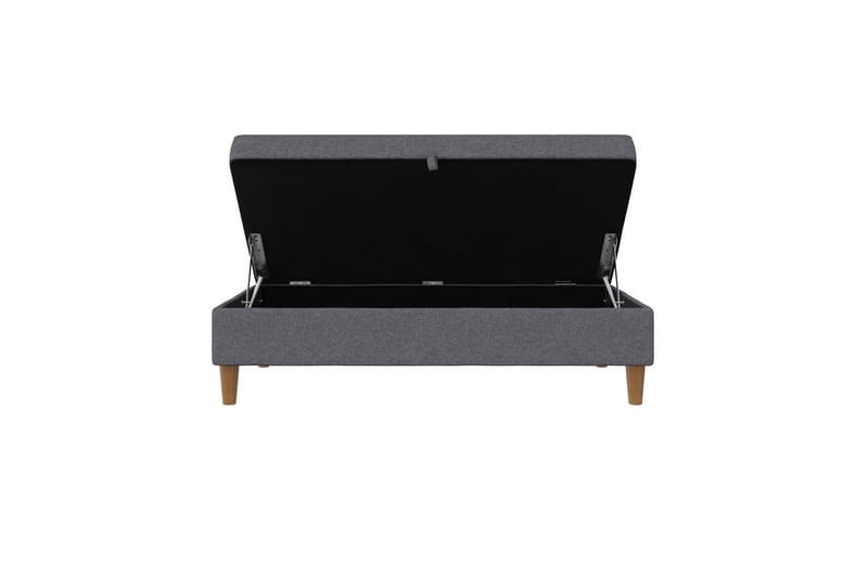 Fotpall/pall Lilly Ljusgrå, Linne - Ljusgrå, Linne - Möbler - Stolar & fåtöljer - Pall & puff - Fotpall