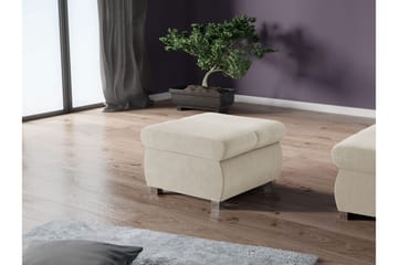 Gamal Fotpall 60 cm - Beige - Möbler - Stolar & fåtöljer - Pall & puff - Fotpall