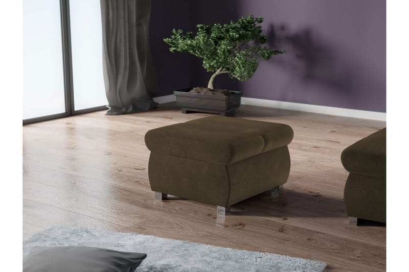 Gamal Fotpall 60 cm - Brun - Möbler - Stolar & f åtöljer - Pall & puff - Fotpall