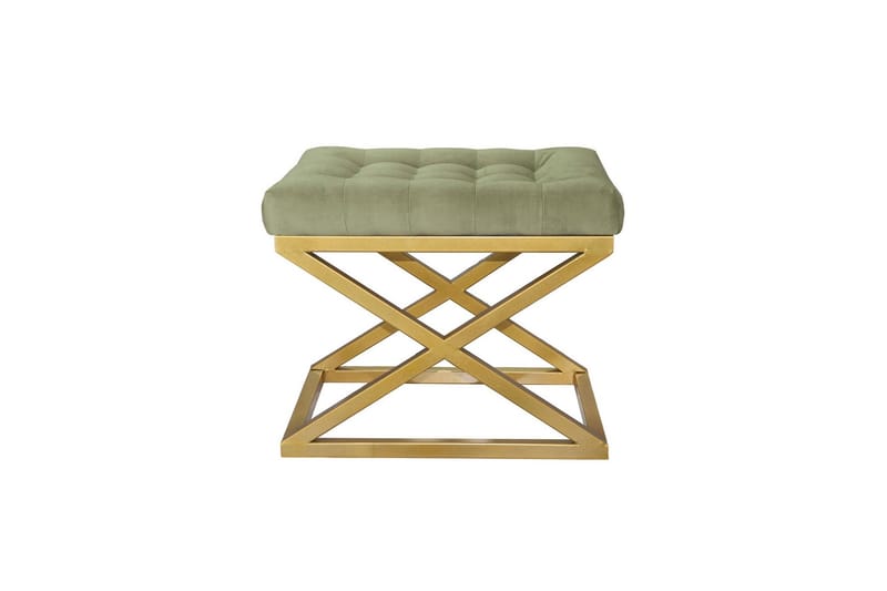 Gillie Sittpuff 40 cm, Guld/Grön