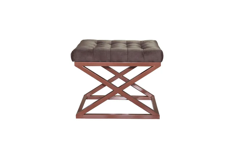 Gillie Sittpuff 40 cm - Koppar/Brun - Möbler - Stolar & fåtöljer - Pall & puff - Sittpuff