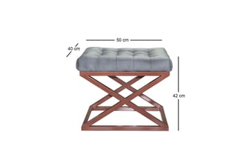 Gillie Sittpuff 40 cm - Koppar/Grå - Möbler - Stolar & fåtöljer - Pall & puff - Sittpuff