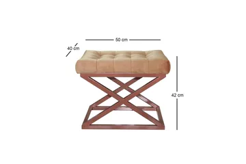 Gillie Sittpuff 40 cm - Koppar/Gul - Möbler - Stolar & fåtöljer - Pall & puff - Sittpuff