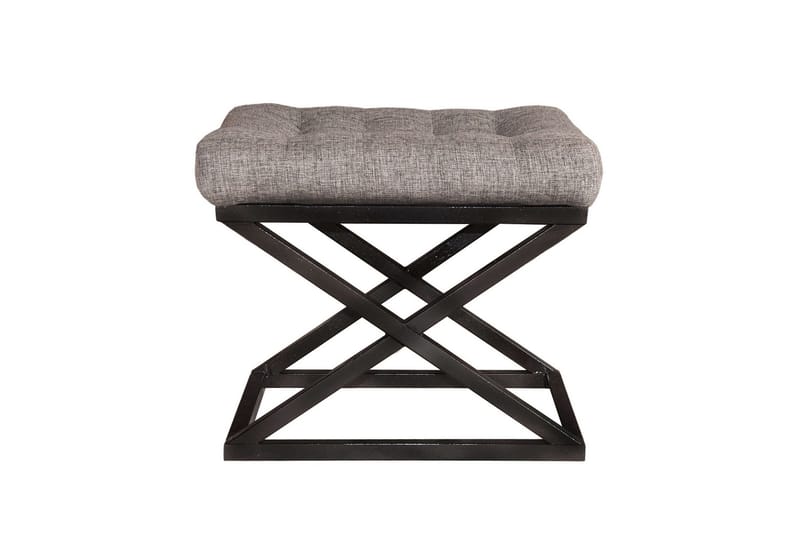 Gillie Sittpuff 40 cm - Svart/Grå - Möbler - Stolar & fåtöljer - Pall & puff - Sittpuff