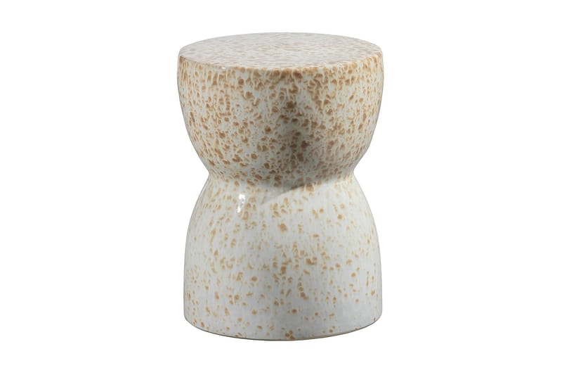 Glazed Pall Rund - Keramik/Nougat - Möbler - Stolar & fåtöljer - Pall & puff