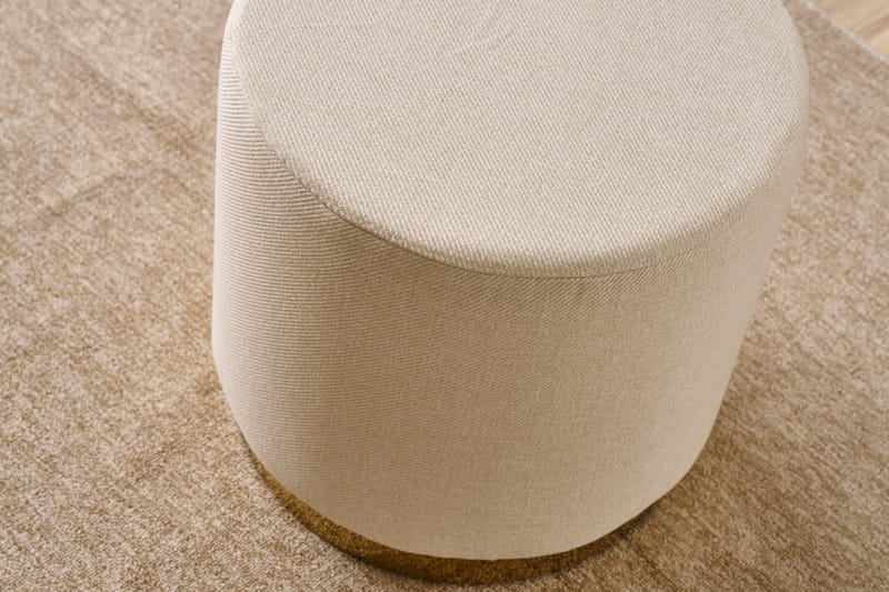 Gracie Sittpuff 40 cm - Cream - Möbler - Stolar & fåtöljer - Pall & puff - Sittpuff