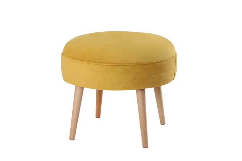 Graysen Sittpuff 40 cm, Gul