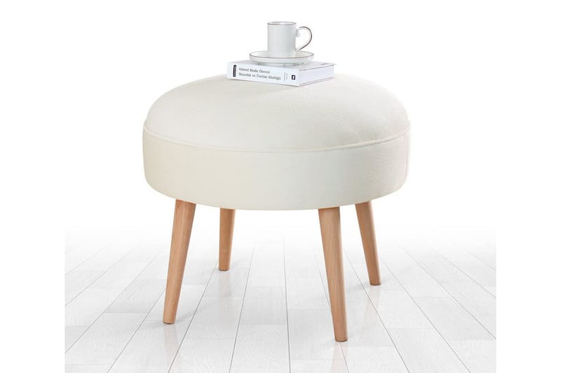 Graysen Sittpuff 52 cm, Cream