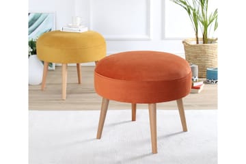 Graysen Sittpuff 52 cm - Orange - Möbler - Stolar & fåtöljer - Pall & puff - Sittpuff