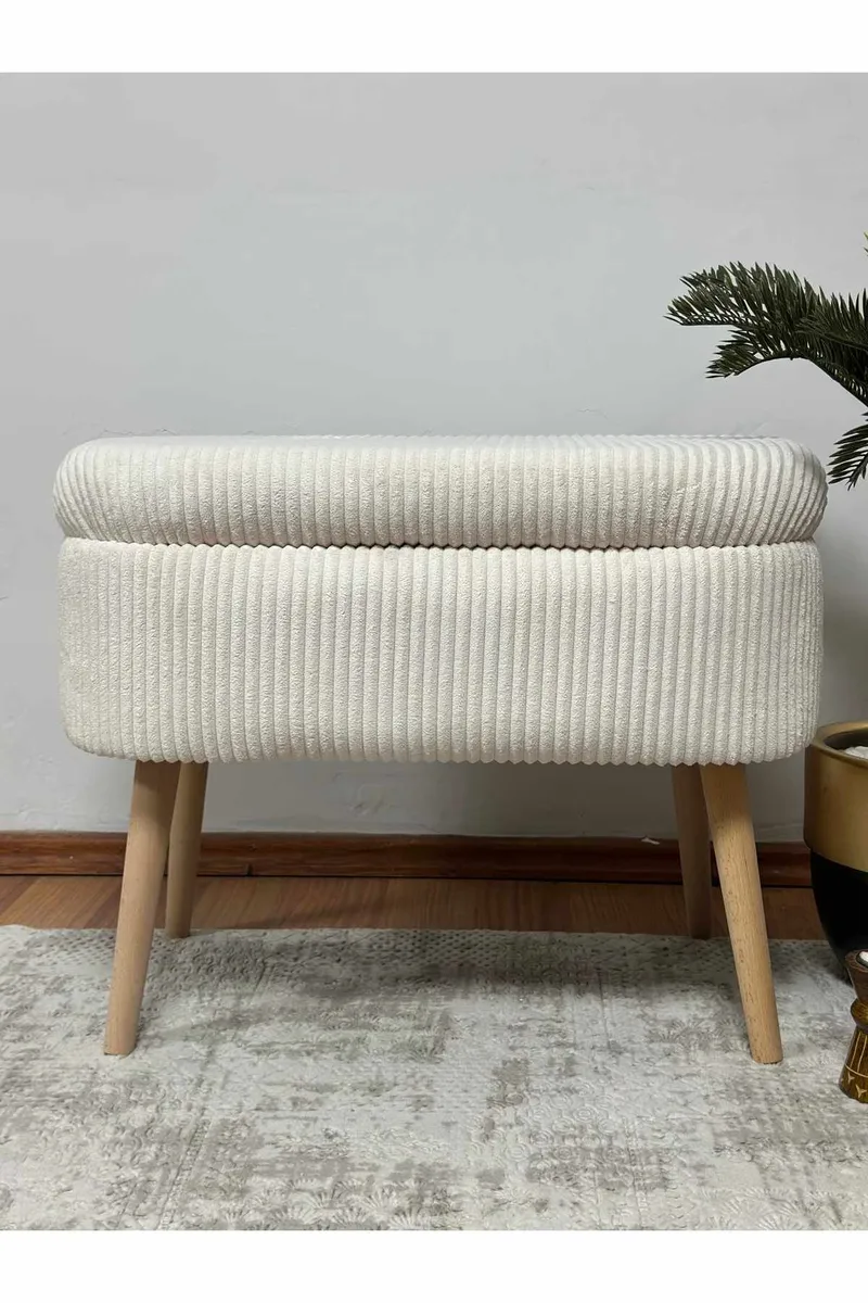 Heba Sittpuff med förvaring 60 cm - Möbler - Stolar & fåtöljer - Pall & puff - Sittpuff