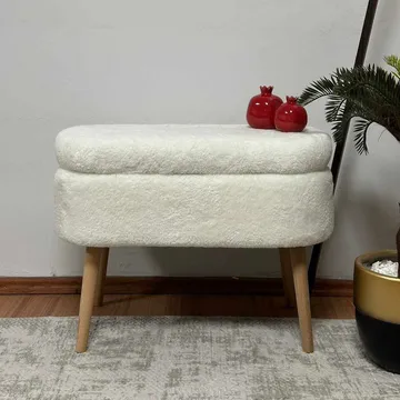 Heba Sittpuff med förvaring 60 cm - Möbler - Stolar & fåtöljer - Pall & puff - Sittpuff - Sittpuff med förvaring