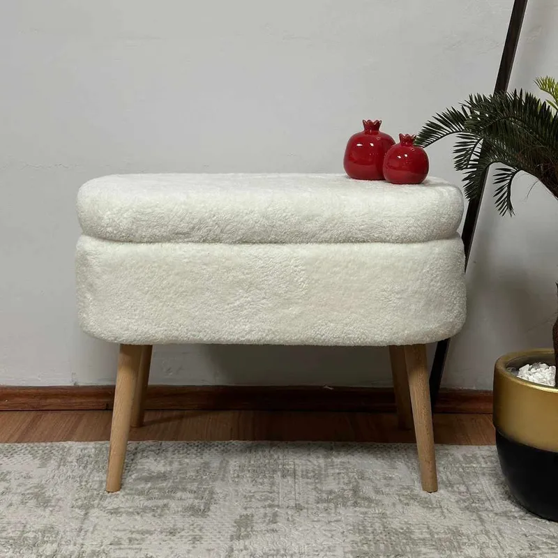 Heba Sittpuff med förvaring 60 cm - Möbler - Stolar & fåtöljer - Pall & puff - Sittpuff