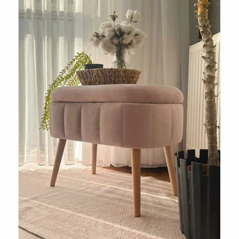 Heba Sittpuff med förvaring 60 cm - Möbler - Stolar & fåtöljer - Pall & puff - Sittpuff