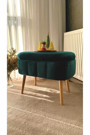 Heba Sittpuff med förvaring 60 cm - Möbler - Stolar & fåtöljer - Pall & puff - Sittpuff - Sittpuff med förvaring