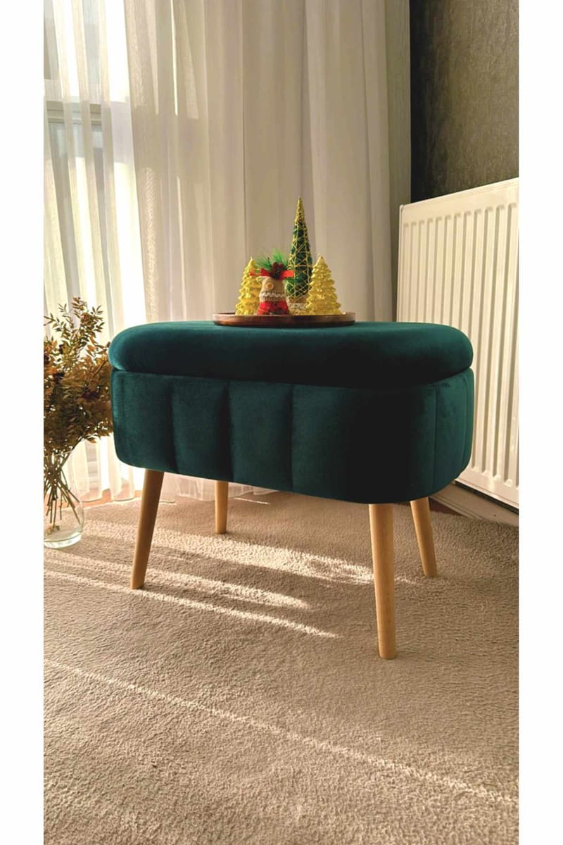 Heba Sittpuff med förvaring 60 cm - Möbler - Stolar & fåtöljer - Pall & puff - Sittpuff